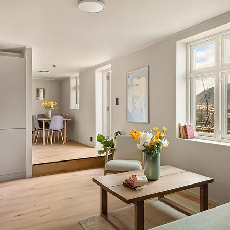 Apartamento Panorama - View In L 2br & Terrace Bergen